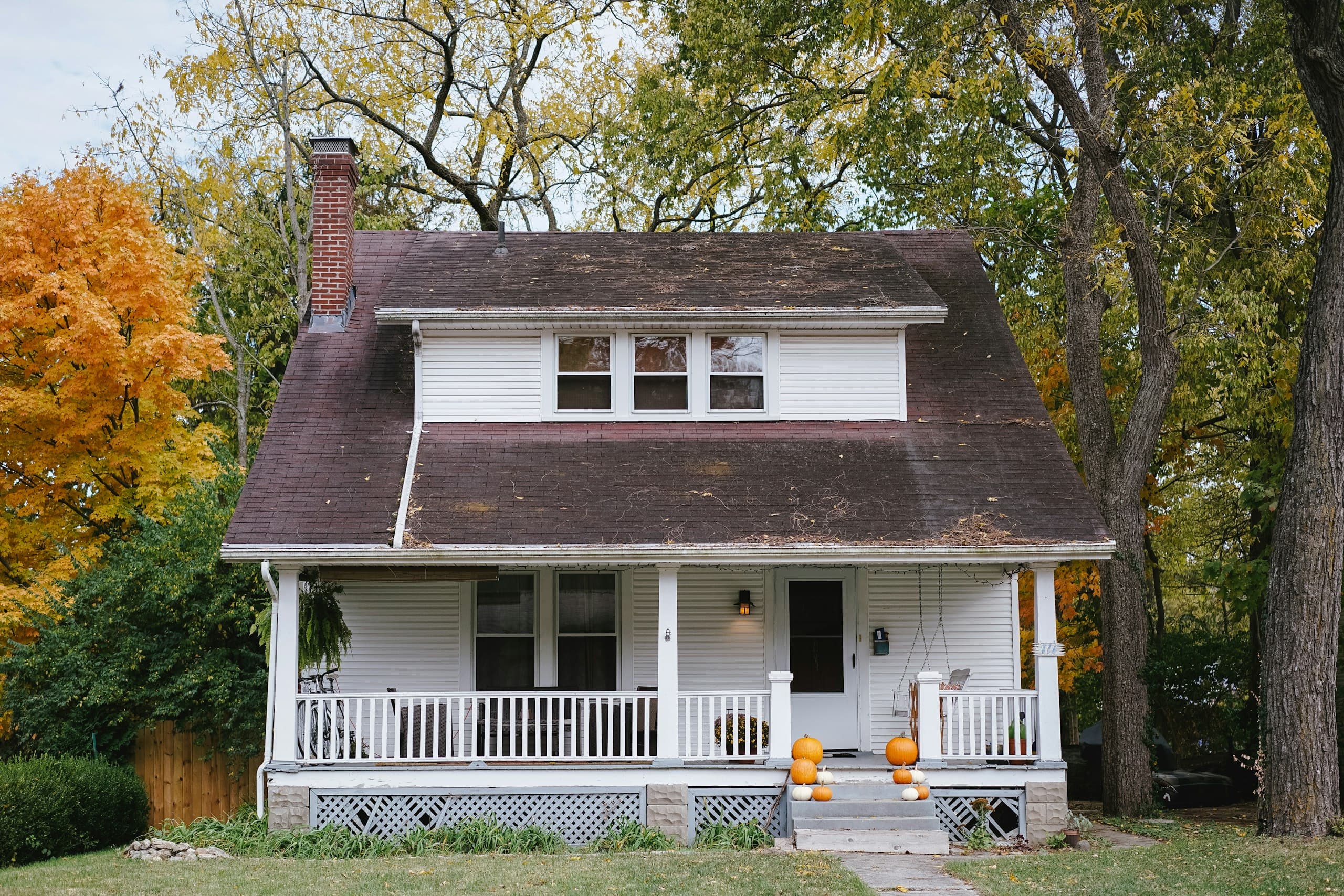Traditional home evaluated during radon testing
